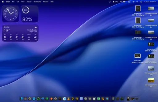 Screenshot of Apple's macOS 26.